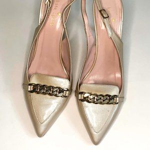 Kate Spade Heels 7 pumps beige formal vintage